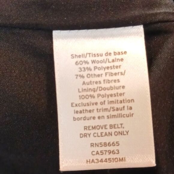 HALOGEN Black Wool blend Women's  jacket sz S Casual - Picture 14 of 14
